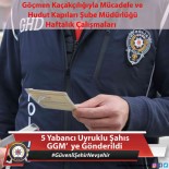Türkiye'ye Yasadisi Yollarla Giris Yapan 5 Sahis Nevsehir'de Yakalandi