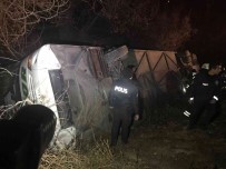 Konya'da Yolcu Otobüsü Sarampole Devrildi Açiklamasi 15 Yarali