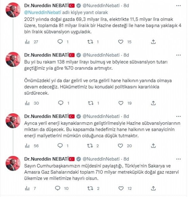 Bakan Nebati duyurdu: Hane başı 4 bin lira destek!