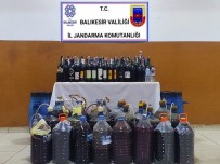 Balikesir'de Jandarmadan Kaçak Içki Operasyonu