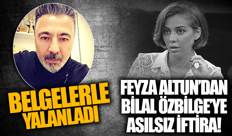 Feyza Altun'un iddialarına Bilal Özbilge'den test sonucuyla yanıt!