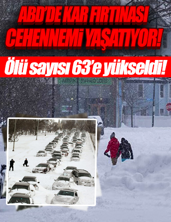 ABD'de kar fırtınası şehri savaş alanına çevirdi: Ölü sayısı 63'e çıktı yağmalamalar başladı