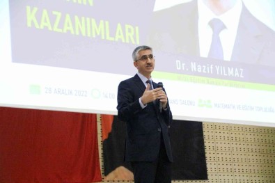 Bakan Yardimcisi Dr. Nazif Yilmaz Konferans Verdi