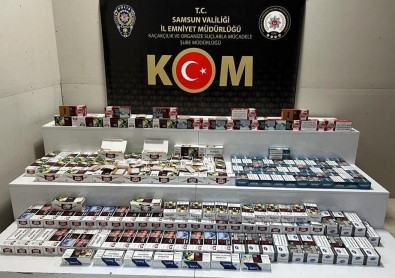 Samsun'da 45 Bin 900 Dal Makaron Ele Geçirildi