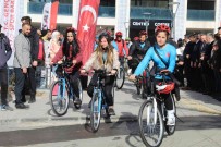 Sirnak'ta 50 Bisikletçi 45 Kilometre Pedal Çevirdi