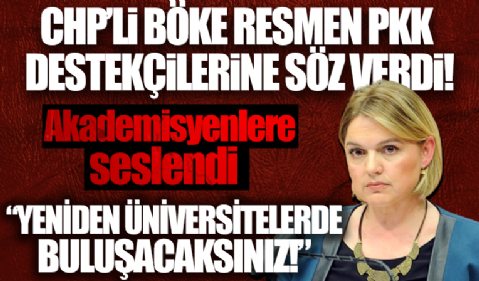 CHP'li Böke'den hendekçi akademisyenlere söz: Yeniden üniversitelerle buluşacaksınız