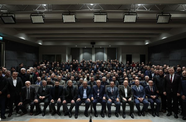 Başkan Erdoğan İstanbul'da minibüs odaları başkanları ve şoförler ile buluştu
