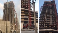 İzmir'de otel inşaatında kule vinç devrildi! 5 ölü 2 yaralı...