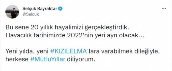 Selçuk Bayraktar ‘Yeri ayrı olacak’ diyerek duyurdu: 20 yıllık hayal gerçek oldu!