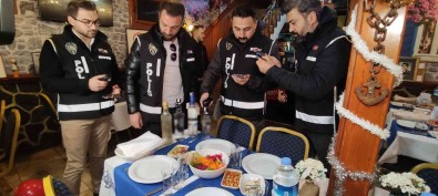 Bursa'da Yilbasi Aksami Kaçak Içki Denetimi