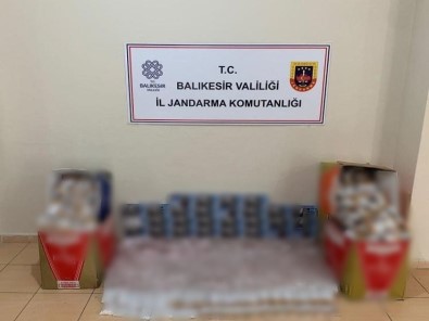 Gönen'de Kaçak Sigara Operasyonu