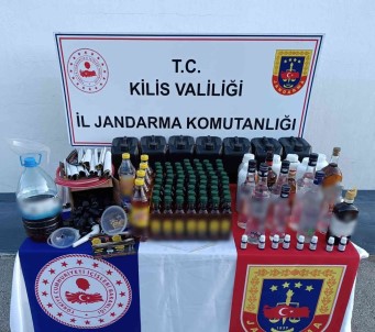 Kilis'te Kaçak Içki Operasyonu