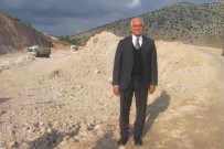 Çatbogazi Baraj Yolu Çalismalari Sürüyor