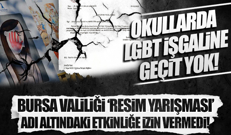 Bursa Valiliği okullarda LGBT propagandasına izin vermedi