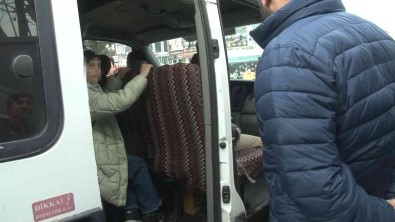 Basaksehir'de Korsan Ögrenci Servisi Yakalandi