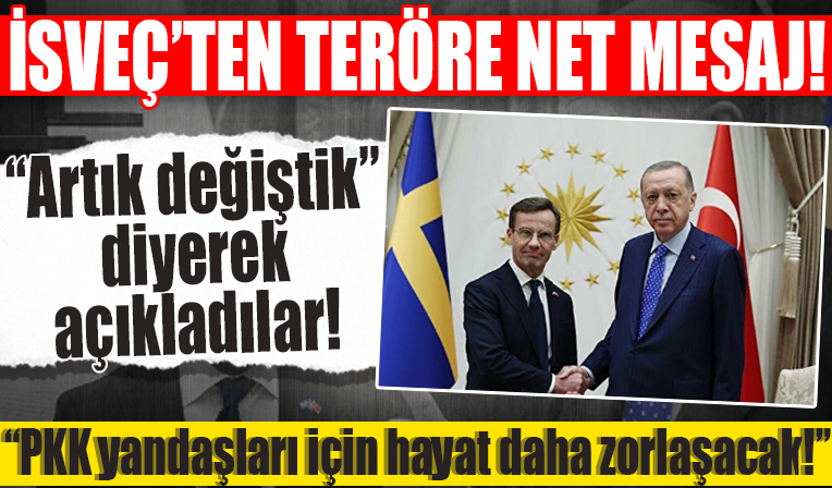 İsveç'ten teröre karşı net mesaj! PKK'ya karışanlar için hayat daha zorlaşacak