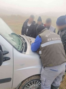 Kaçak Avlanan 5 Kisiye Ceza Yazildi