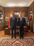 Milli Egitim Bakani Özer, OECD Türkiye Daimi Temsilcisi Büyükelçi Alkin'i Ziyaret Etti