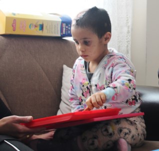 Minik Asiye Evinde Ilk Kez Görüntülendi, Neseli Hali Dikkat Çekti