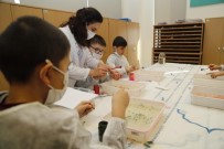 Minikler Ebru Sergisi Açti