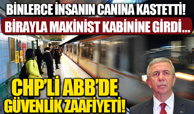 Ankara metrosunda büyük skandal! Ölümcül zaafiyet: Facia yaşanabilirdi...
