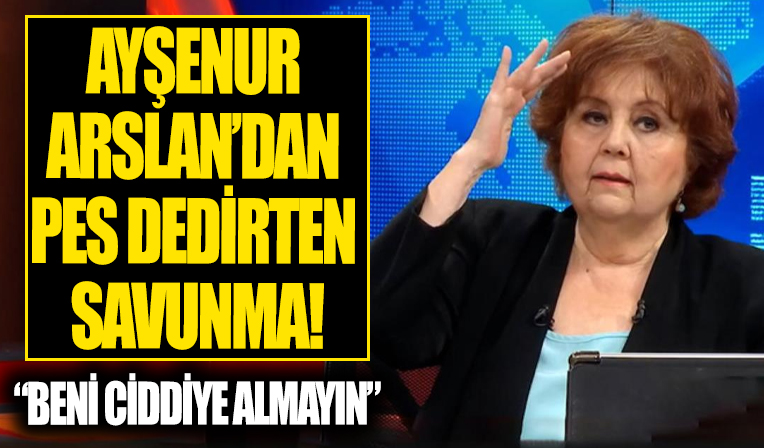 Ayşenur Arslan skandallarına devam ediyor! 'Beni ciddiye almayın'