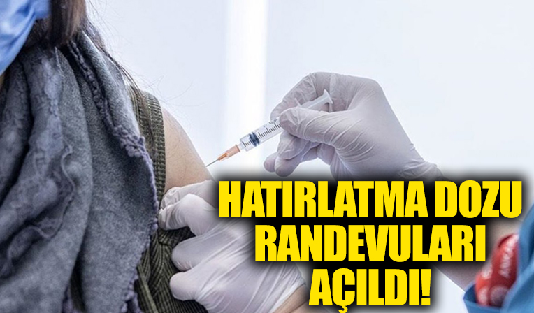 BioNTech için hatırlatma dozu randevuları açıldı!