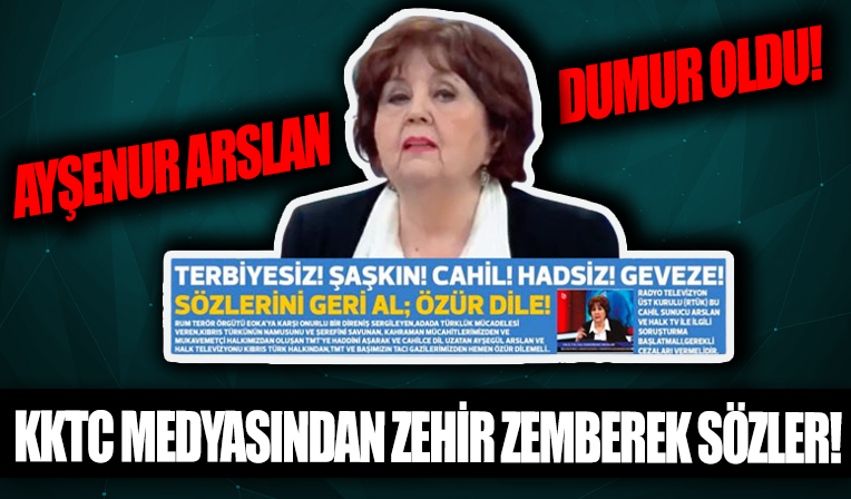 KKTC'den Ayşenur Arslan'a sert tepki!