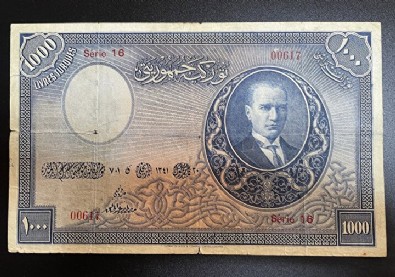 Türkiye'nin en değerli banknotu! Bin Cumhuriyet altını değerinde...