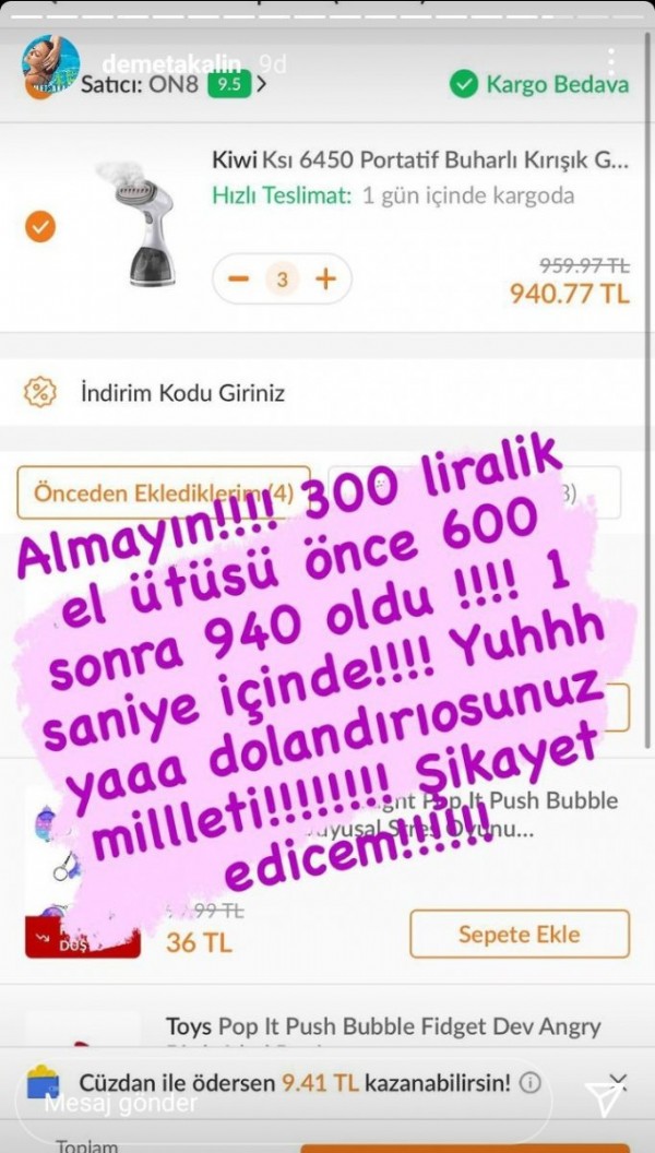 Demet Akalın Dalga konusu oldu!