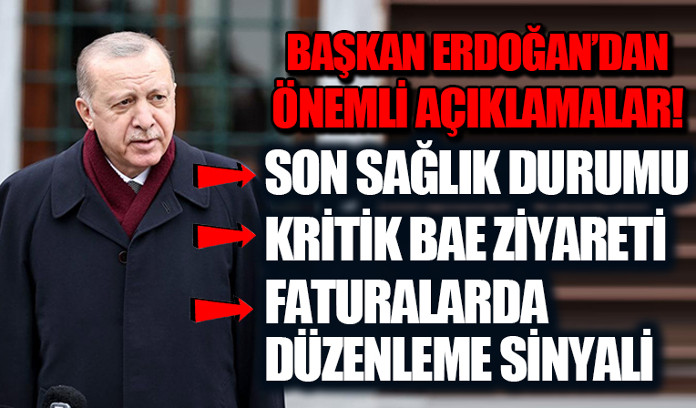 Başkan Erdoğan'dan cuma namazı çıkışı önemli açıklamalar