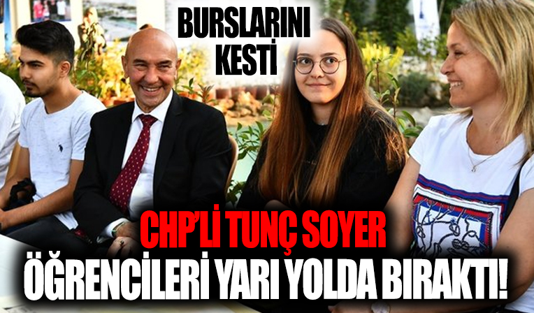 CHP'li Tunç Soyer üniversite öğrencilerini yarı yolda bıraktı!