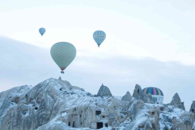 Nevsehir'de Kar Yagisi Son 45 Yilin En Yüksek Seviyesine Ulasti