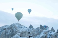 Nevsehir'de Kar Yagisi Son 45 Yilin En Yüksek Seviyesine Ulasti