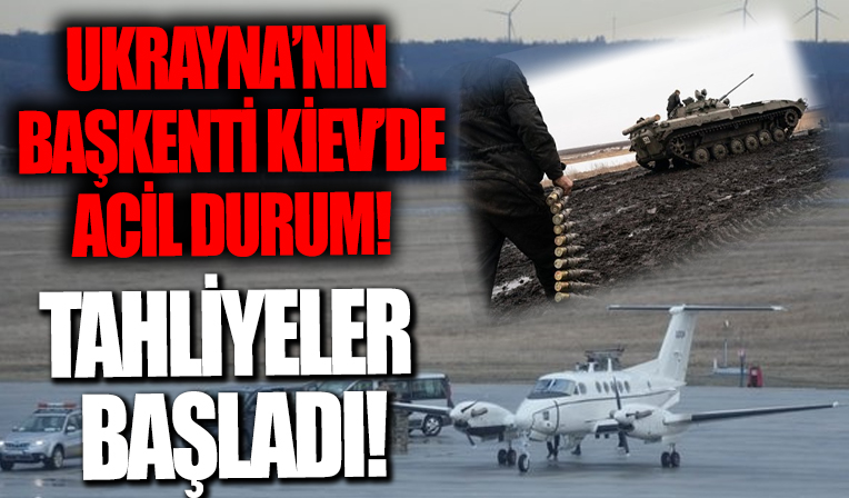 Ukrayna’nın başkenti Kiev’de acil durum! Tahliyeler başladı