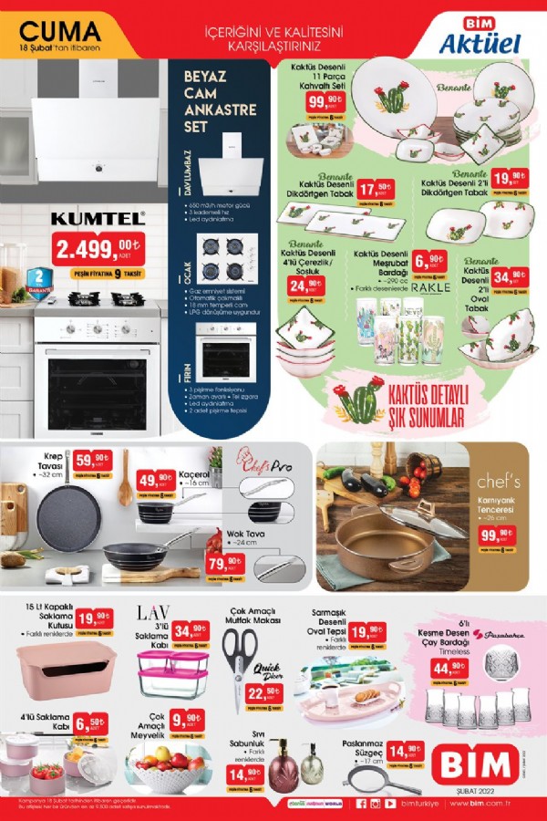 BİM’de Bu Hafta Hangi İndirimler Var? 18 Şubat BİM Aktüel Kataloğu