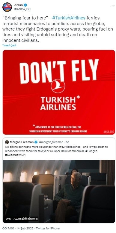 Ermeniler THY'nin reklamını hazmedemedi! Türkiye hakkında skandal sözler...