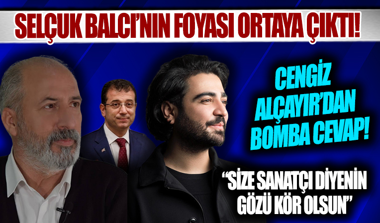Cengiz Alçayır'dan Selçuk Balcı'ya kapak! 'Size sanatçı diyenin közü kör olsun'
