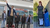 RÜMAYSA GELDİ - Dünyanın en uzun erkeğinden dünyanın en uzun kadınına çağrı! 'Birlikte yapalım'