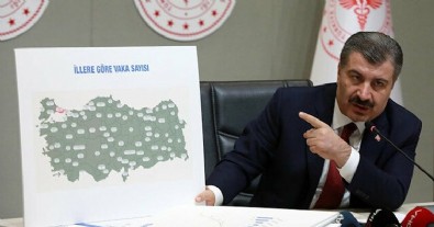 Haftalık koronavirüs haritası açıklandı!