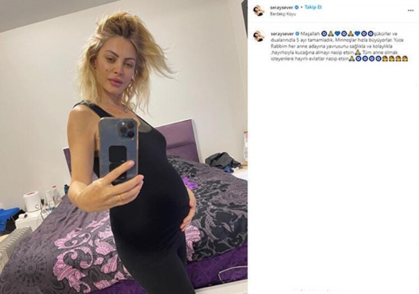 Seray Sever'in hamilelik heyecanı!