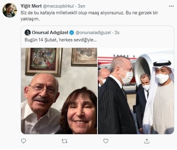 Aradığınız seviyeye şu anda ulaşılamıyor! CHP'li Onursal Adıgüzel'den 14 Şubat rezilliği