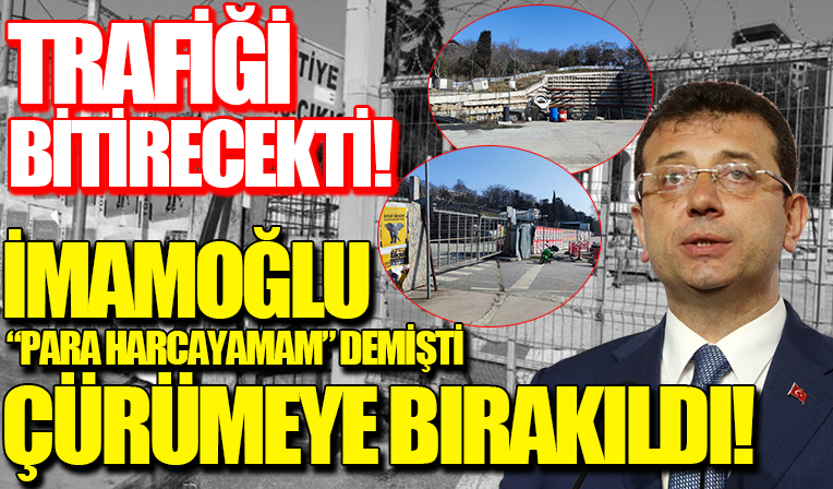 Ekrem İmamoğlu'nun kararıyla kaderine terk edilmişti... Levazım Tüneli çürümeye başladı