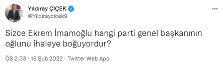 CHP'li İBB'de ihale yolsuzluğu iddiası: Hangi parti genel başkanının oğlu ihaleye boğuluyor?