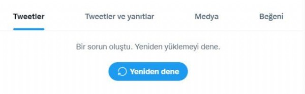 Twitter çöktü mü? Twitter'a erişim sorunu! 'Bir sorun oluştu, yeniden yüklemeyi dene' hatası...