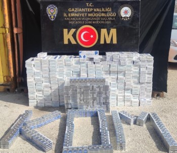 Gaziantep'te 4 Bin 265 Paket Kaçak Sigara Ele Geçirildi