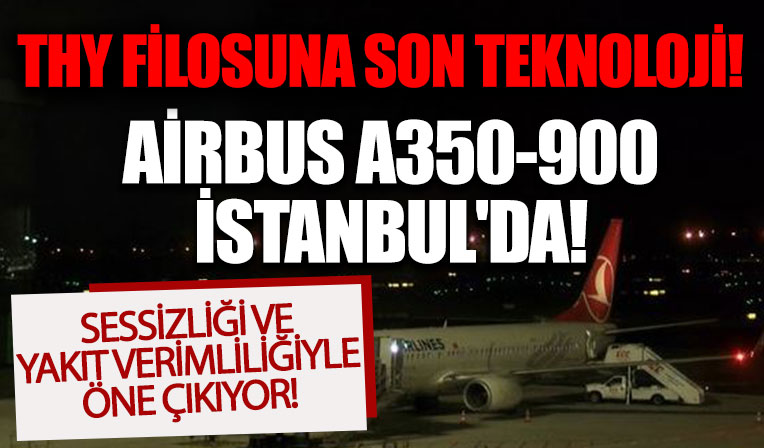 THY'nin altıncı yeni uçağı İstanbul'da!