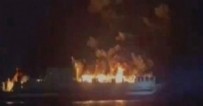YUNANISTAN - Yunanistan'da 288 kişi yanan gemide mahsur kalmıştı! Aralarında Türkler de varmış...