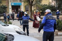 Zabita Ekipleri Ögrencilerin Güvenligi Için Çalisiyor