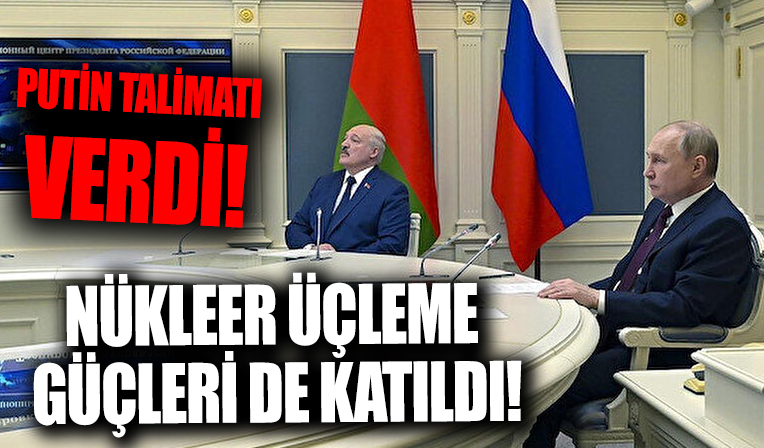 Putin nükleer üçleme güçlerinin yer aldığı tatbikatı başlattı